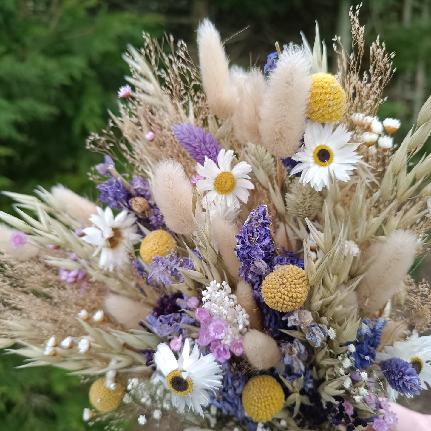 Large deep purple and yellow Bouquet