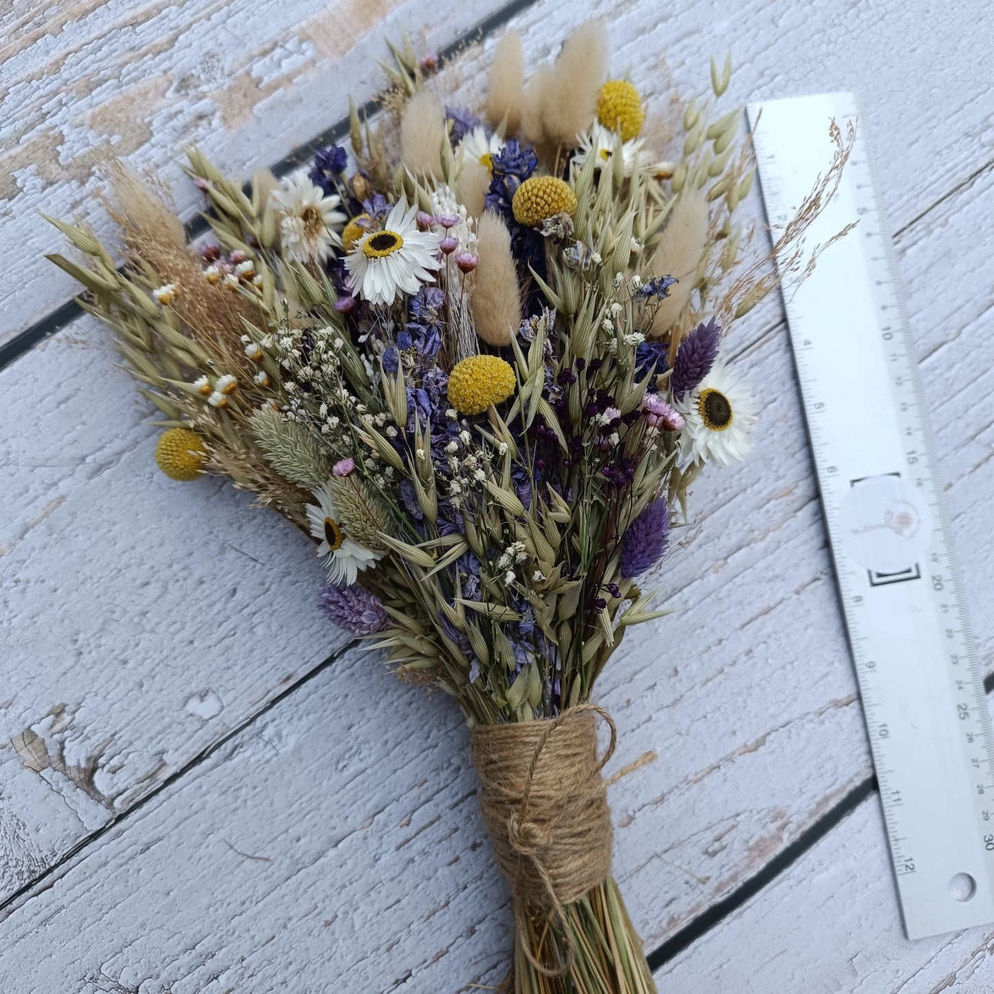 Large deep purple and yellow Bouquet